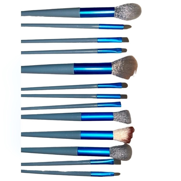 BOUTIQUE 13pc Makeup Brush Set NWT clean- beauty, self-care beauty- rocks TAUPE - Picture 3 of 7